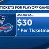 Tickets as low as $30 for NFL's AFC East Wild Card game