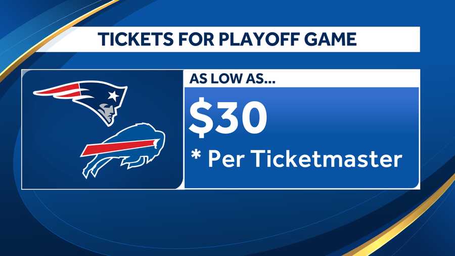 Tickets as low as $30 for NFL's AFC East Wild Card game
