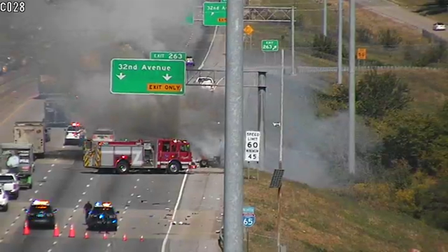 Vehicle, camper fire on I-65 in Birmingham - Vimarsana News