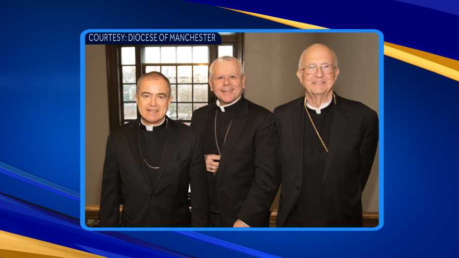 From left: Archbishop Roberto Octavio González Nieves, Bishop Peter Libasci and Bishop Herbert Bevard