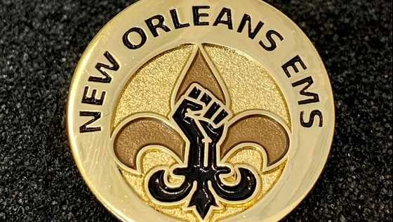 New Orleans EMS Black Lives Matter pin