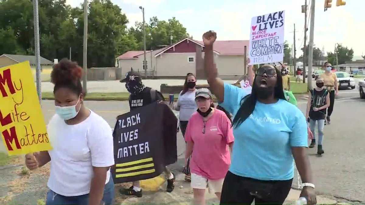 Black Lives Matter Gadsden leads march, protest and issues new demands ...