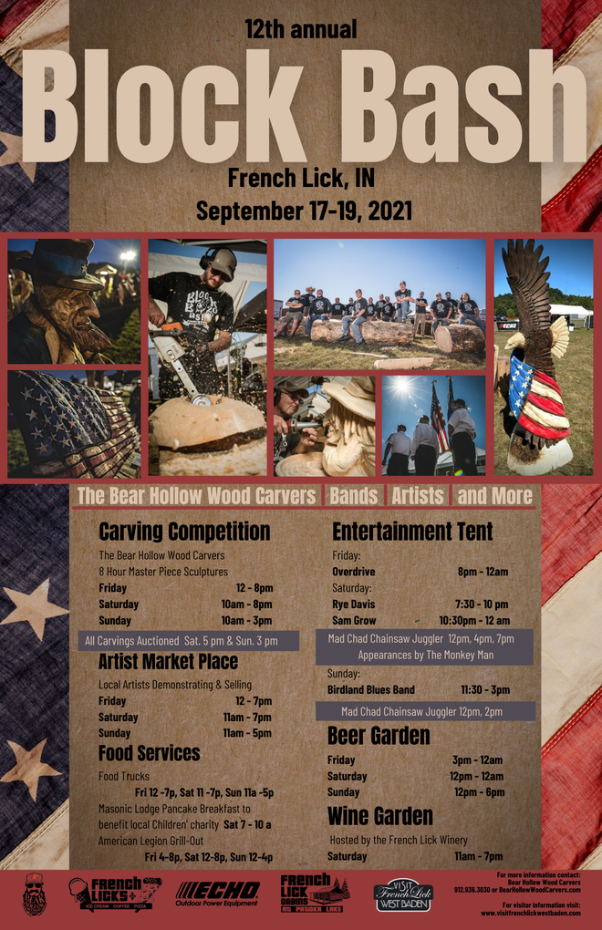 Chainsaw artists from across country in French Lick for Bear Hollow