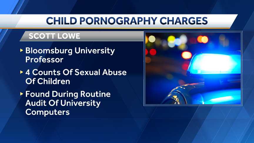 Bloomsburg University professor child pornography charges