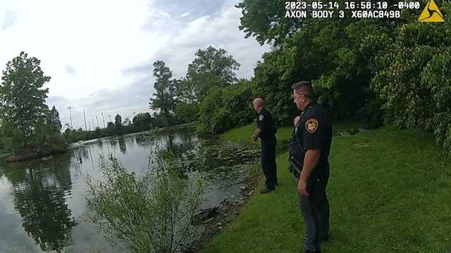 WATCH: Blue Ash officer rescues missing 6-year-old from pond - Vimarsana News