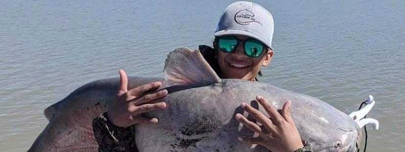 New Mexico teen catches 55-pound blue catfish at Elephant Butte