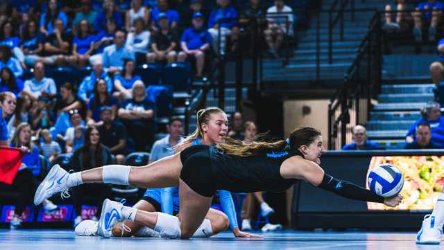 Creighton volleyball sweeps Rice for first home win of the season