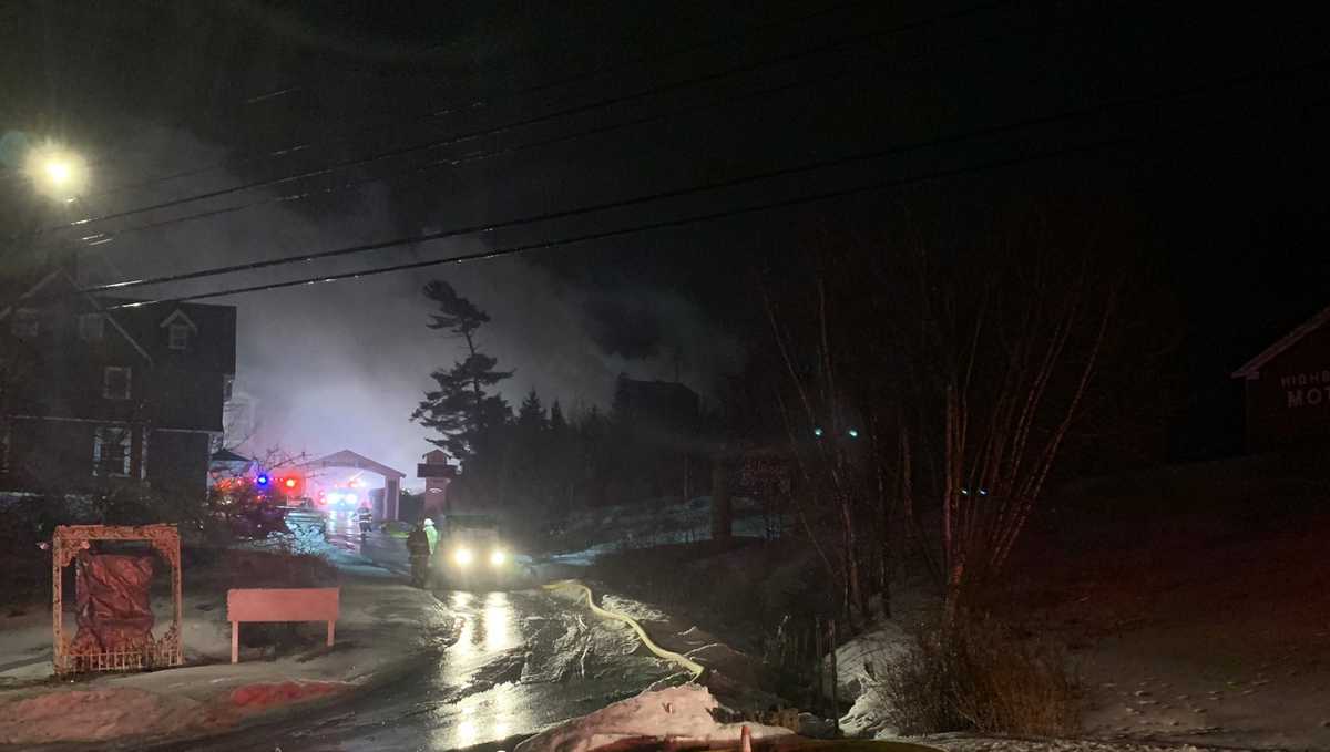 Massive fire breaks out at Bar Harbor inn