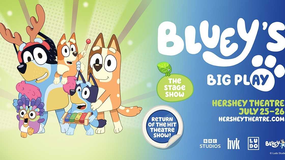 Bluey hits the stage in Hershey with larger-than-life puppets, original music