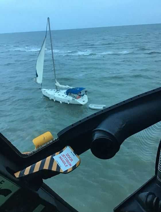 Coast Guard Rescues Two After Boat Runs Aground Off Coast