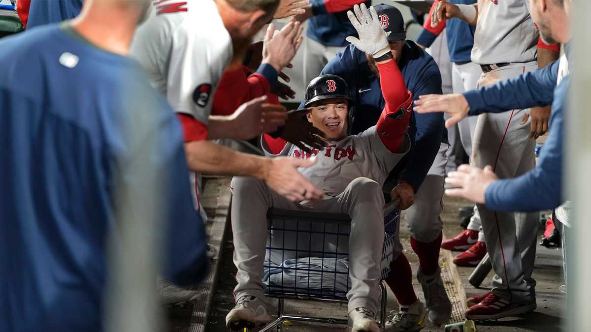 How the Red Sox replaced their laundry cart celebration with