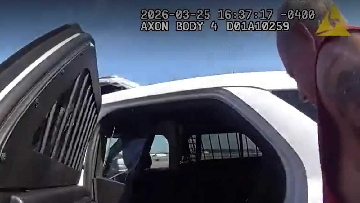 Bodycam: Man arrested after allegedly ramming gate at Florida airport