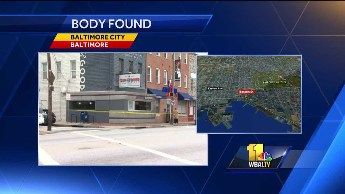 Police found body in southeast Baltimore
