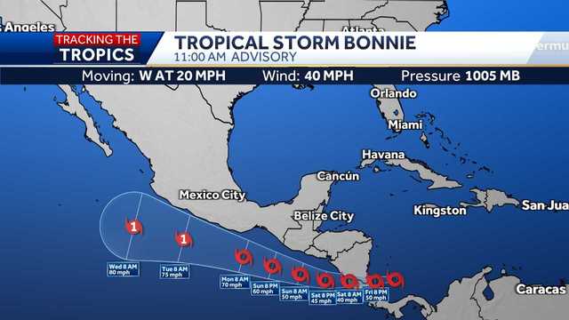 2022 Hurricane Season: Tropical Storm Bonnie forms - Vimarsana News
