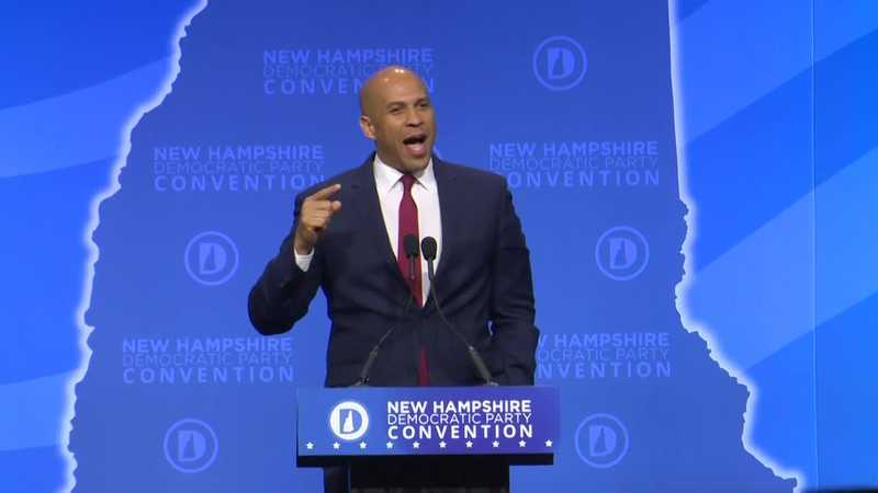 Cory Booker at NH Democratic Party Convention