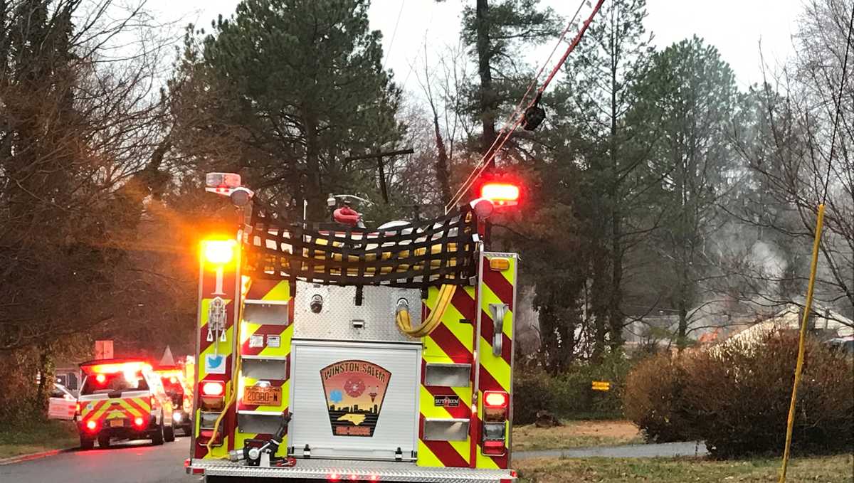 WinstonSalem house fire sends two adults to the hospital