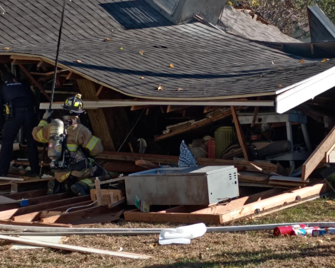 The cause of a garage explosion near the intersection of Harrison and 13th Streets in Boone is under investigation, according to Boone County Sheriff Andy Godzicki. The cause of a garage explosion Sunday, Oct. 26, 2025, near the intersection of Harrison and 13th Streets in Boone is under investigation, according to Boone County Sheriff Andy Godzicki.