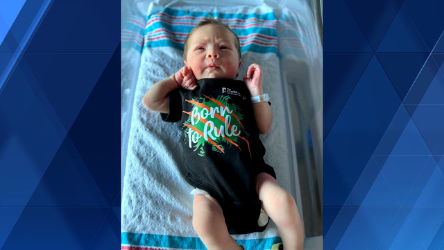 Christ Hospital celebrating Bengals with onesies for newborns