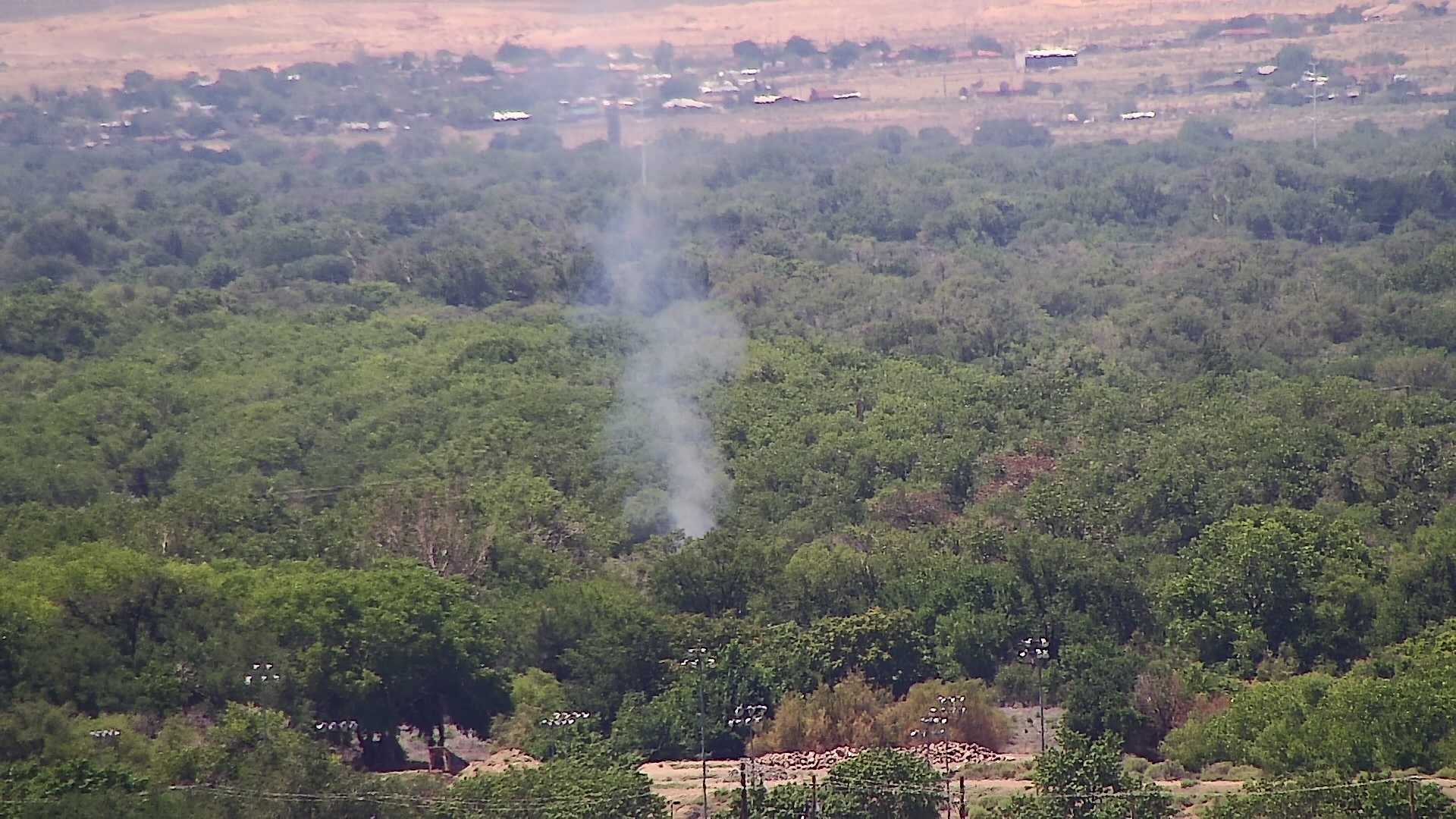 Crews Responding To Fire In Albuquerque Bosque