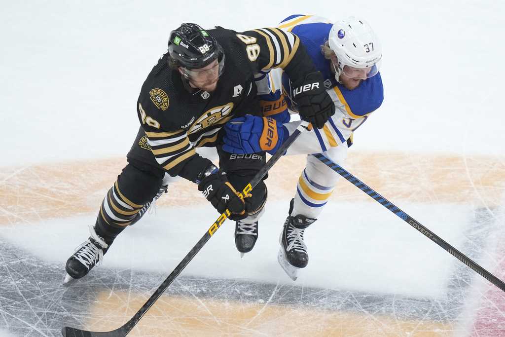 Sabres Halt Bruins Four-game Winning Streak; McAvoy Suffers Upper-body ...