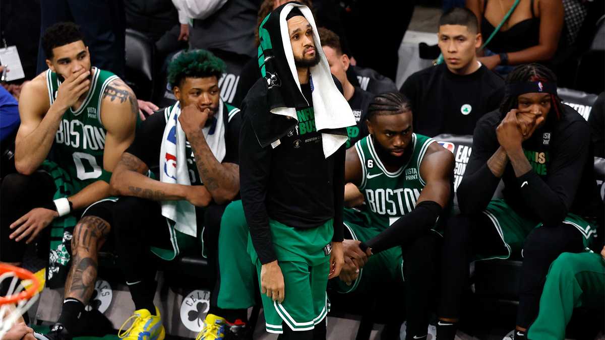 May 29, 2023, Boston Boston, Massachusetts Boston, MA, USA: BOSTON, MA -  MAY 29: Jayson Tatum #0 of the Boston Celtics warms-up before Game 7 of the Eastern  Conference Finals 2023 NBA