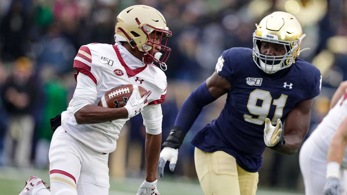 Boston College will play 10 of 11 football games against ...
