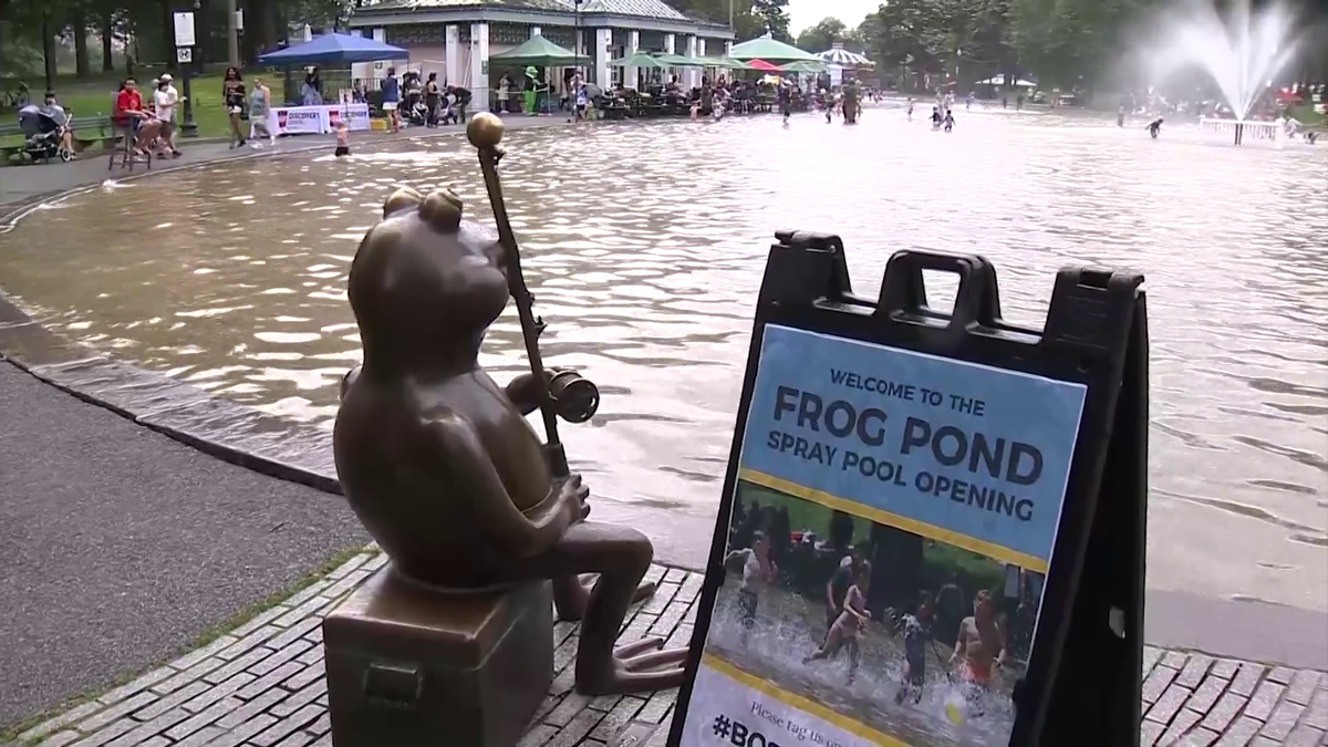 Boston Common Frog Pond spray pool opens for summer