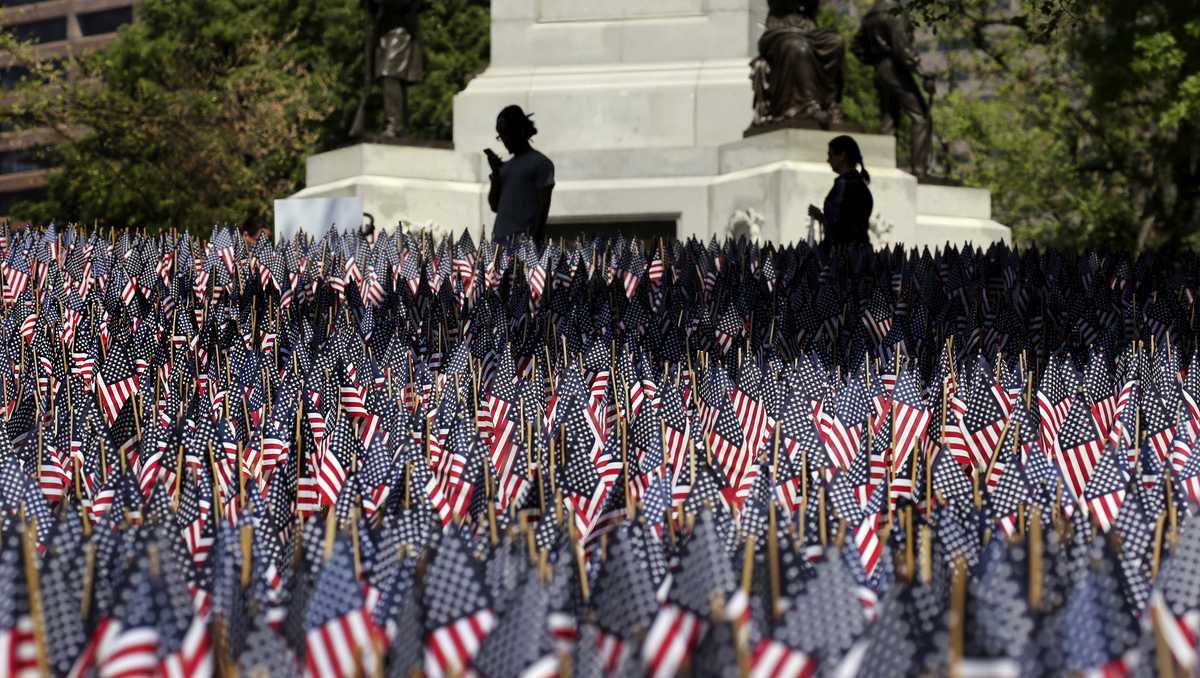 Boston’s Memorial Day flag garden idea spreads across the US