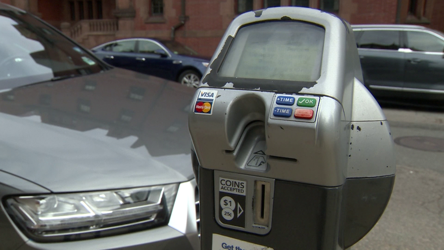Parking meter in Boston