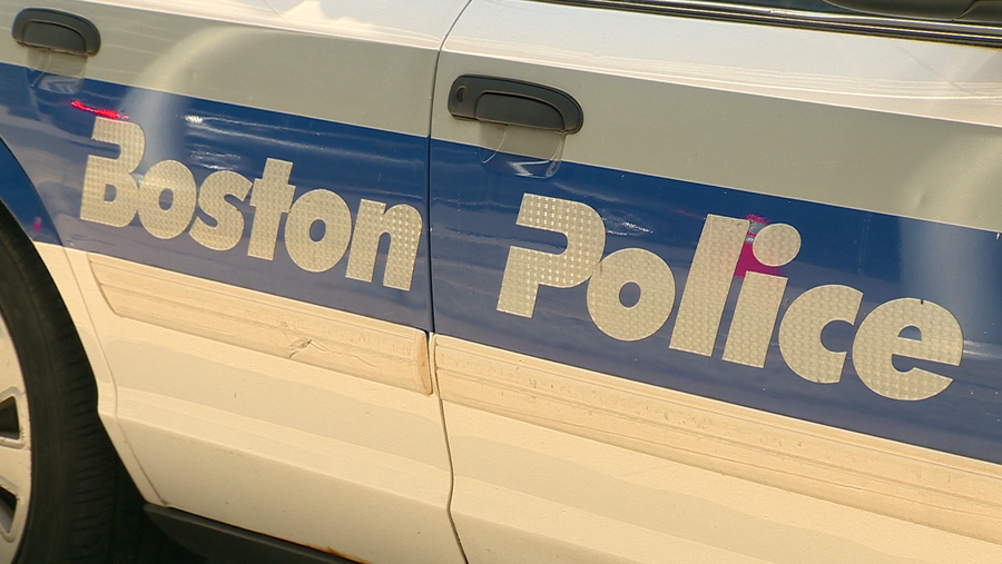 Boston police cruiser