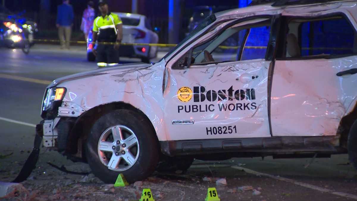 Boston Public Works vehicle involved in fatal crash