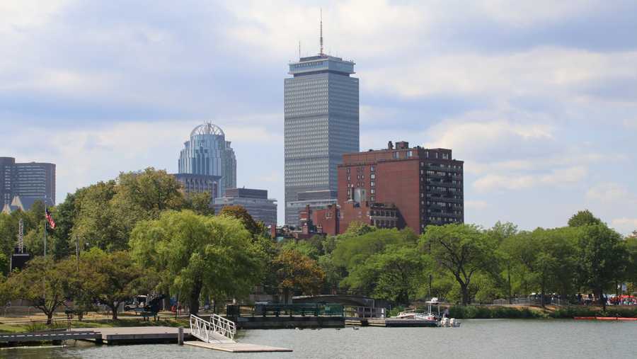 Boston skyline from the Charles River