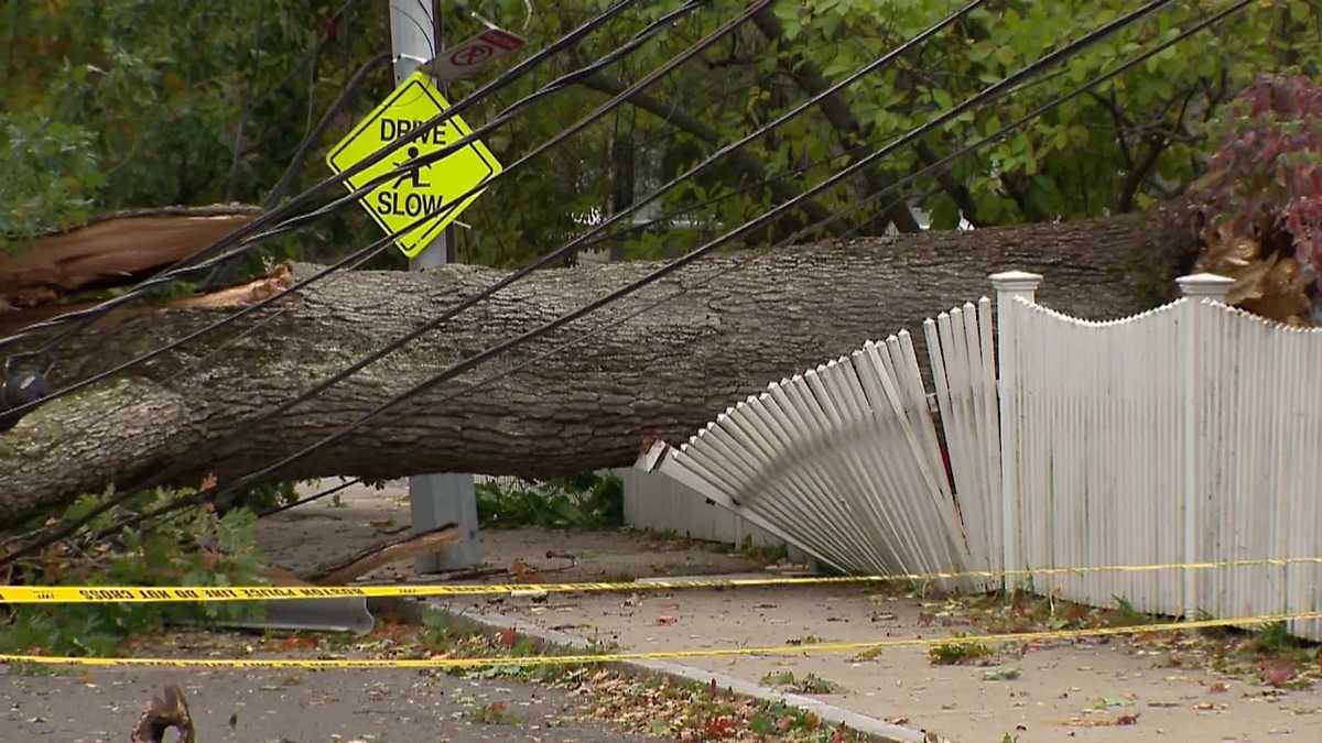 Cleanup continues from powerful storm that knocked out power to thousands