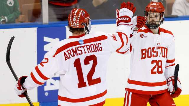 Boston University men, off the ice as a team for more than a month