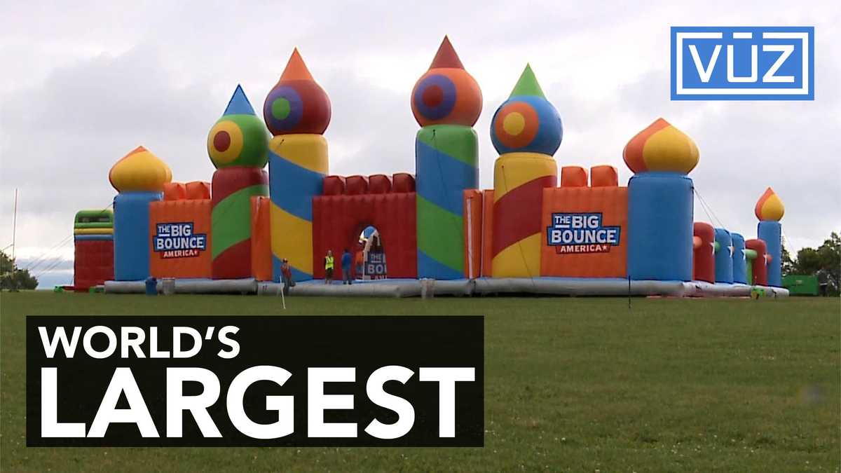 the world's largest bounce house