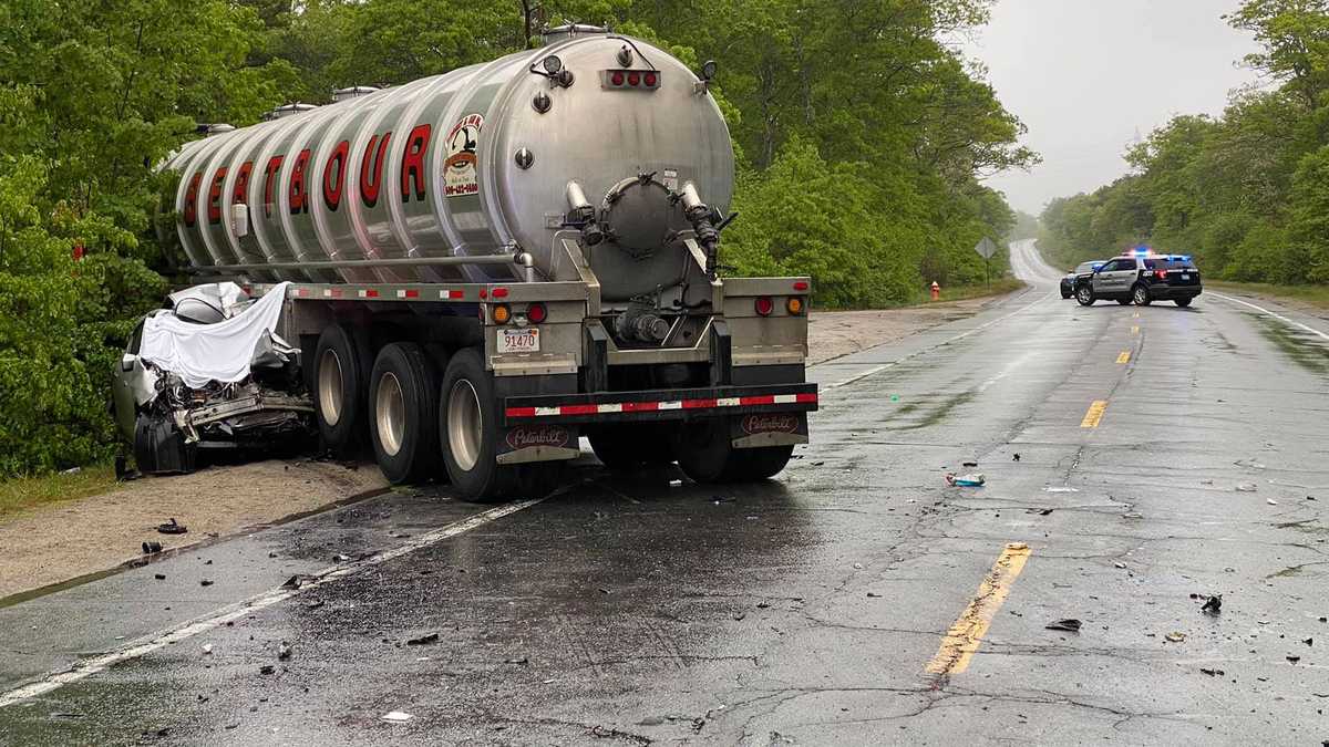 Driver killed in Bourne crash with tractortrailer, police say