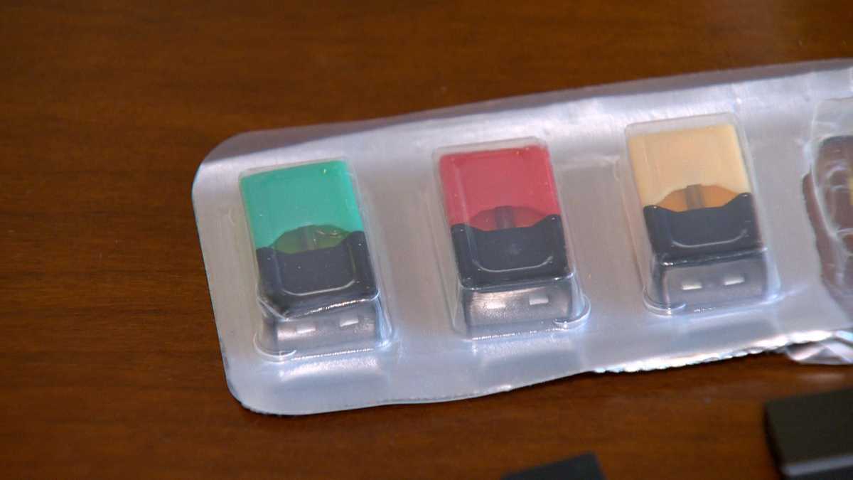 does juul pods contain thc Juuling new trend for teens to secretly smoke marijuana Juul Pods Mango - Mod Kit Flavors:Sour Blue Dust (Pink Lemonade w/ Sour Blueberries