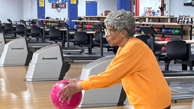 Celebrating a Century: 100-year-old woman still rolling strikes
