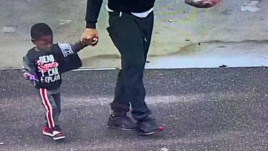 Surveillance cameras captured images of a boy who was abandoned in Southaven.
