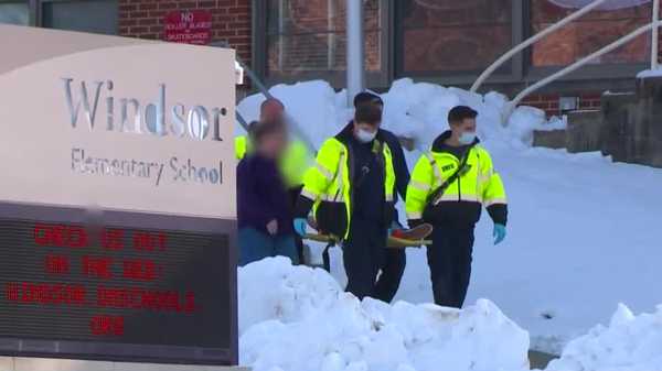 boy falls through ceiling at windsor elementary