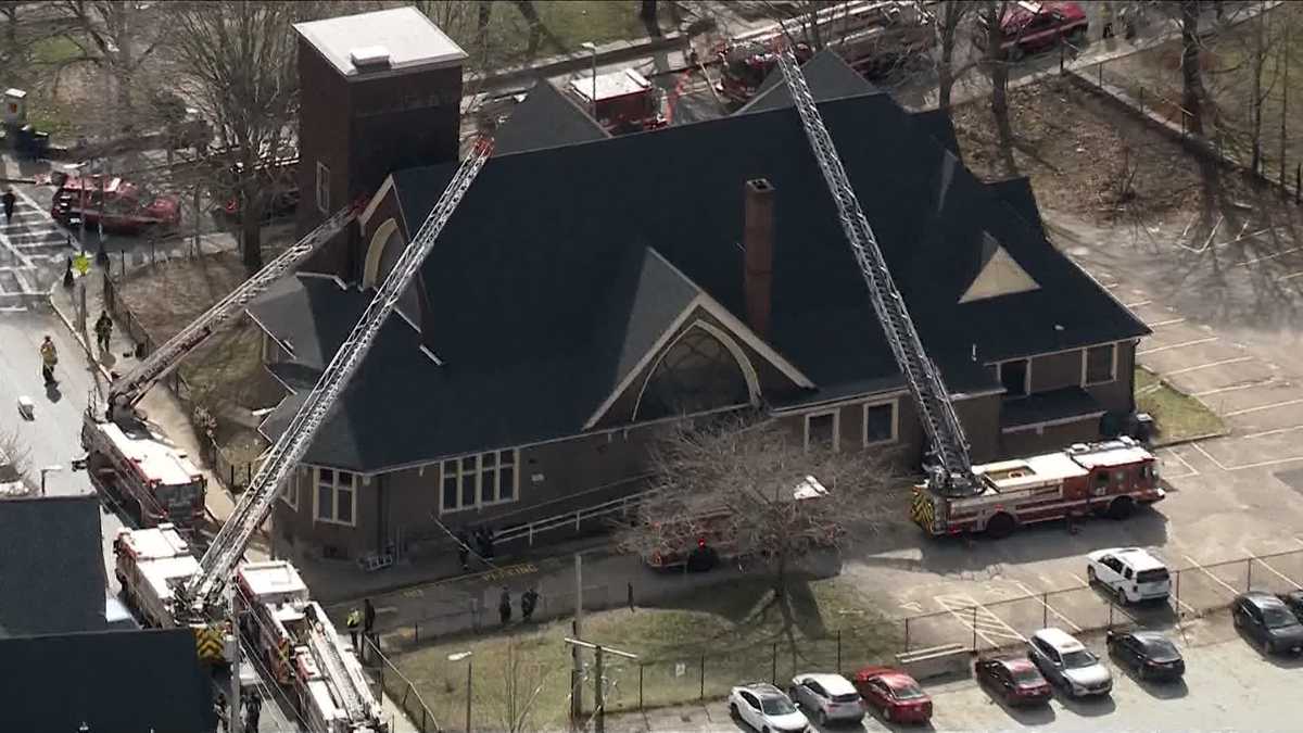 Fire breaks out in basement of Boston church, creates heavy smoke