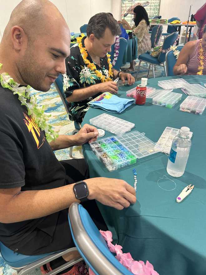 bracelet making for moms, friends and themselves
