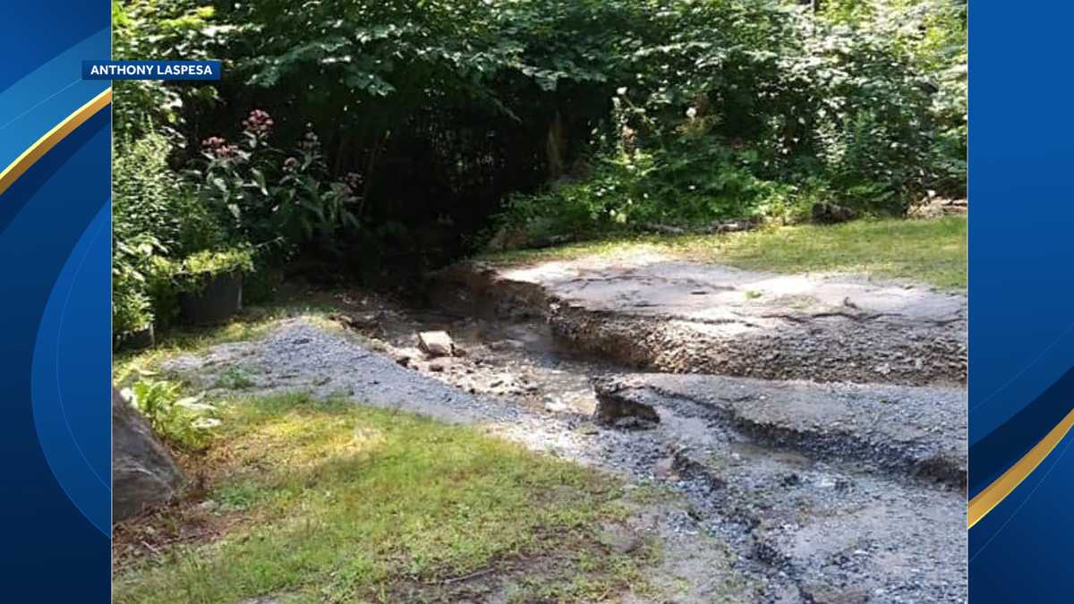 Slideshow: Damage from flash flooding in New Hampshire