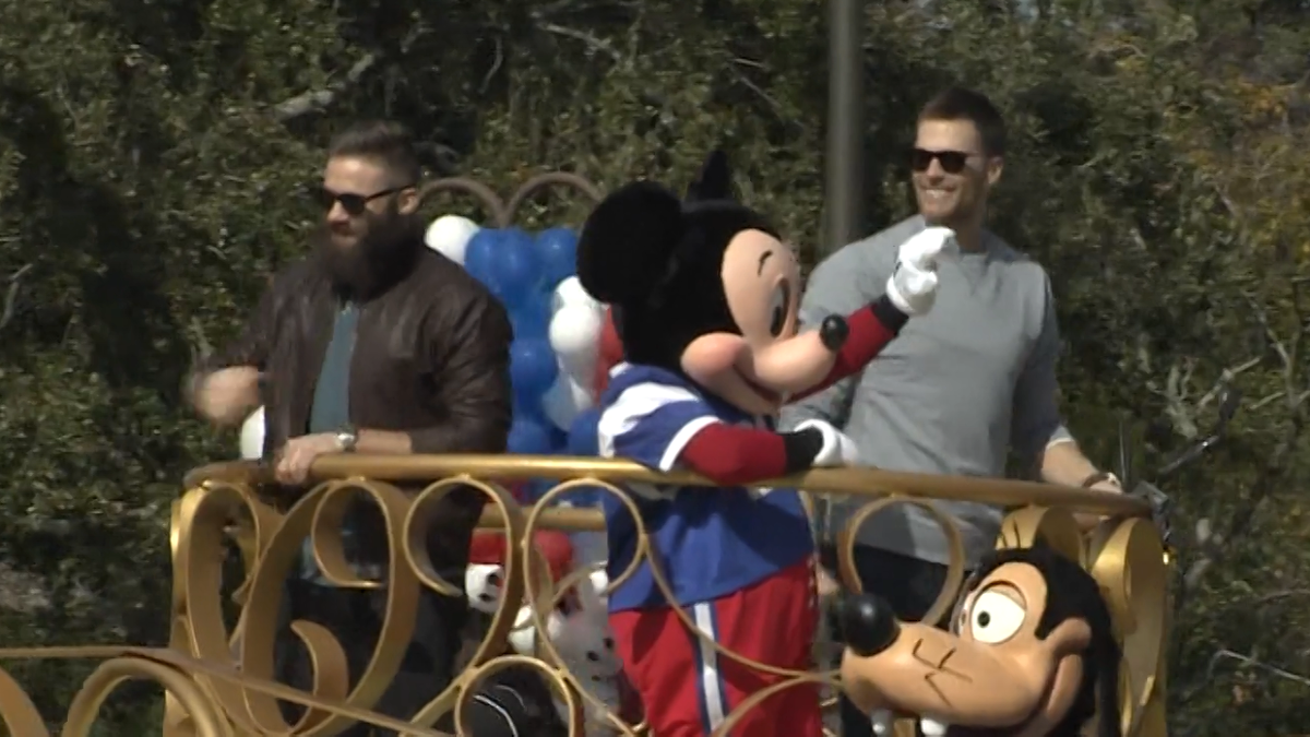 Tom Brady and Julian Edelman celebrate Super Bowl LIII title in Disney  World 