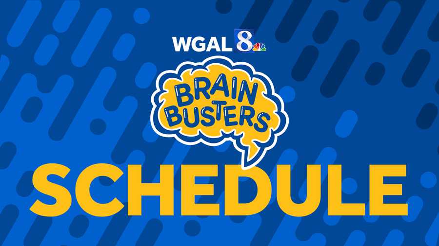 wgal 8 brain busters schedule