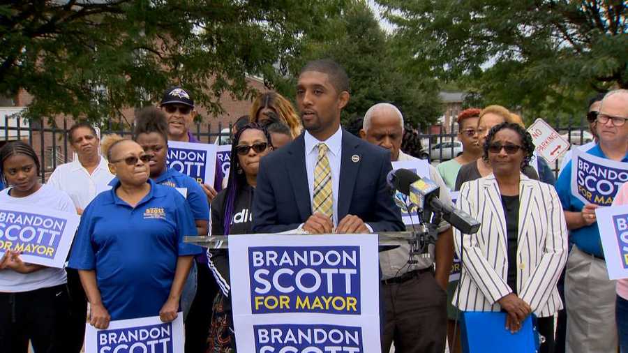 Brandon Scott announces run for mayor