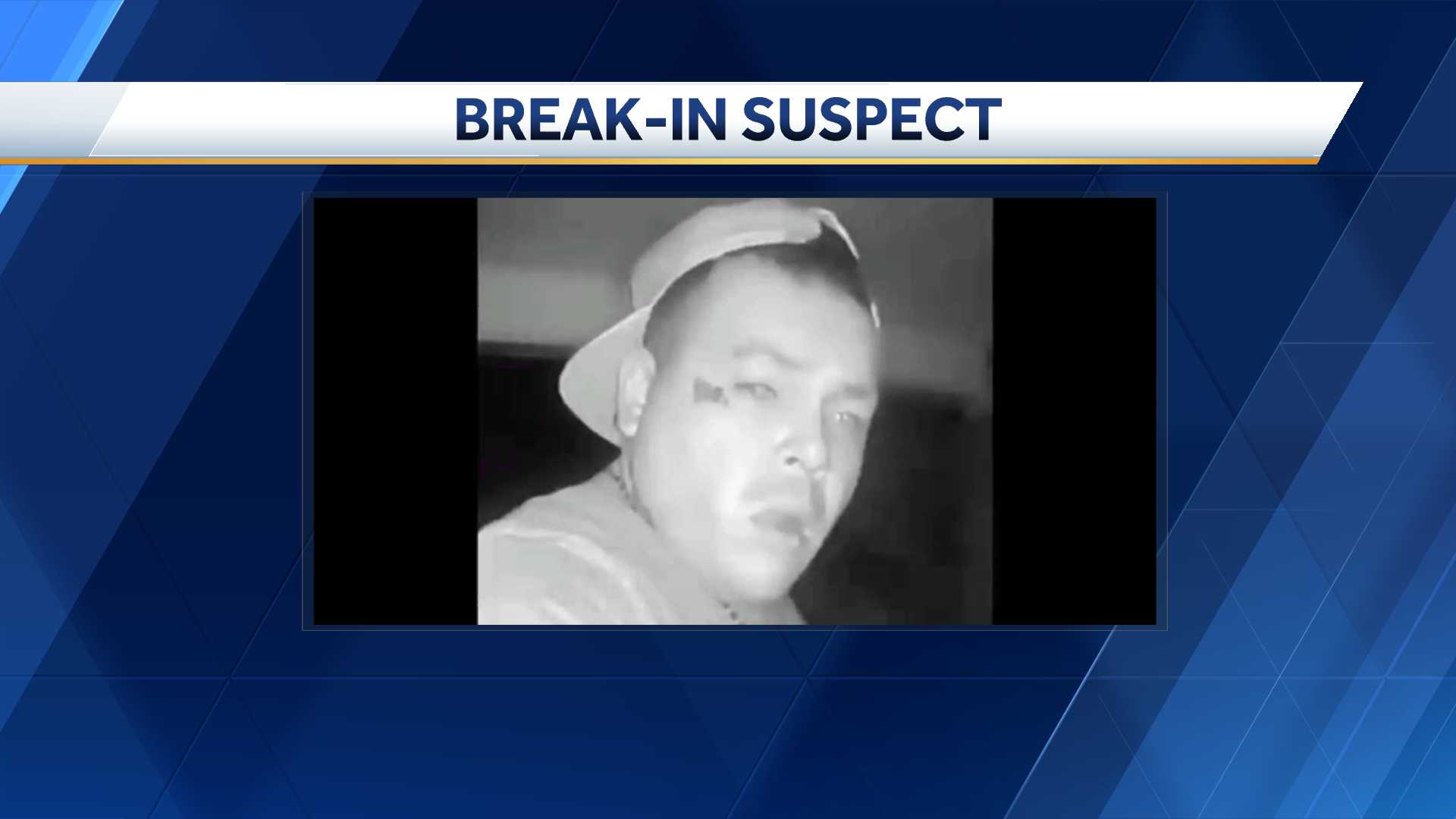 Suspect Sought In Multiple Break-ins