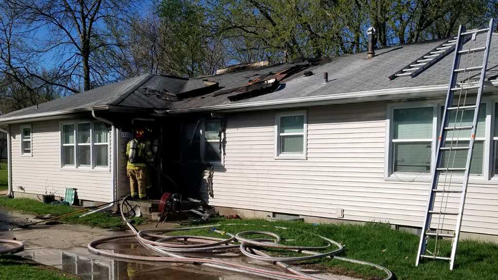 Ames home declared uninhabitable after morning fire