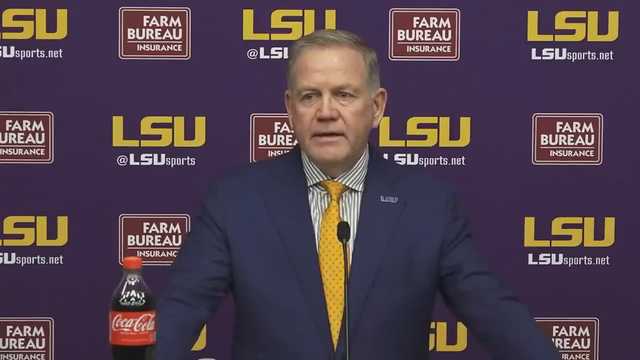 WATCH: Everything LSU football coach Brian Kelly said in his final