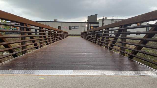 Pedestrian bridge opens early at Unity Park - Vimarsana News